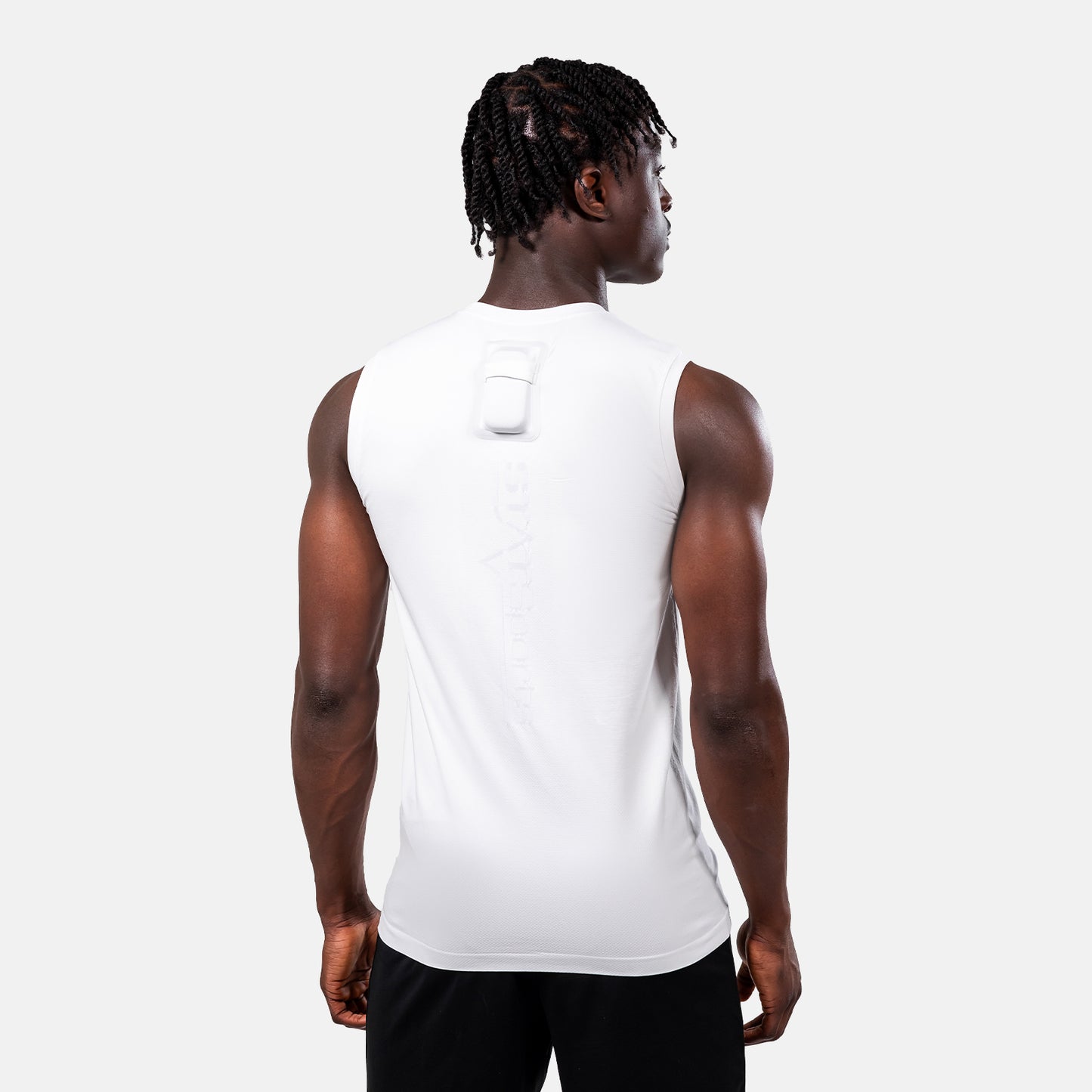 STATSports Performance Sleeveless Baselayer - White
