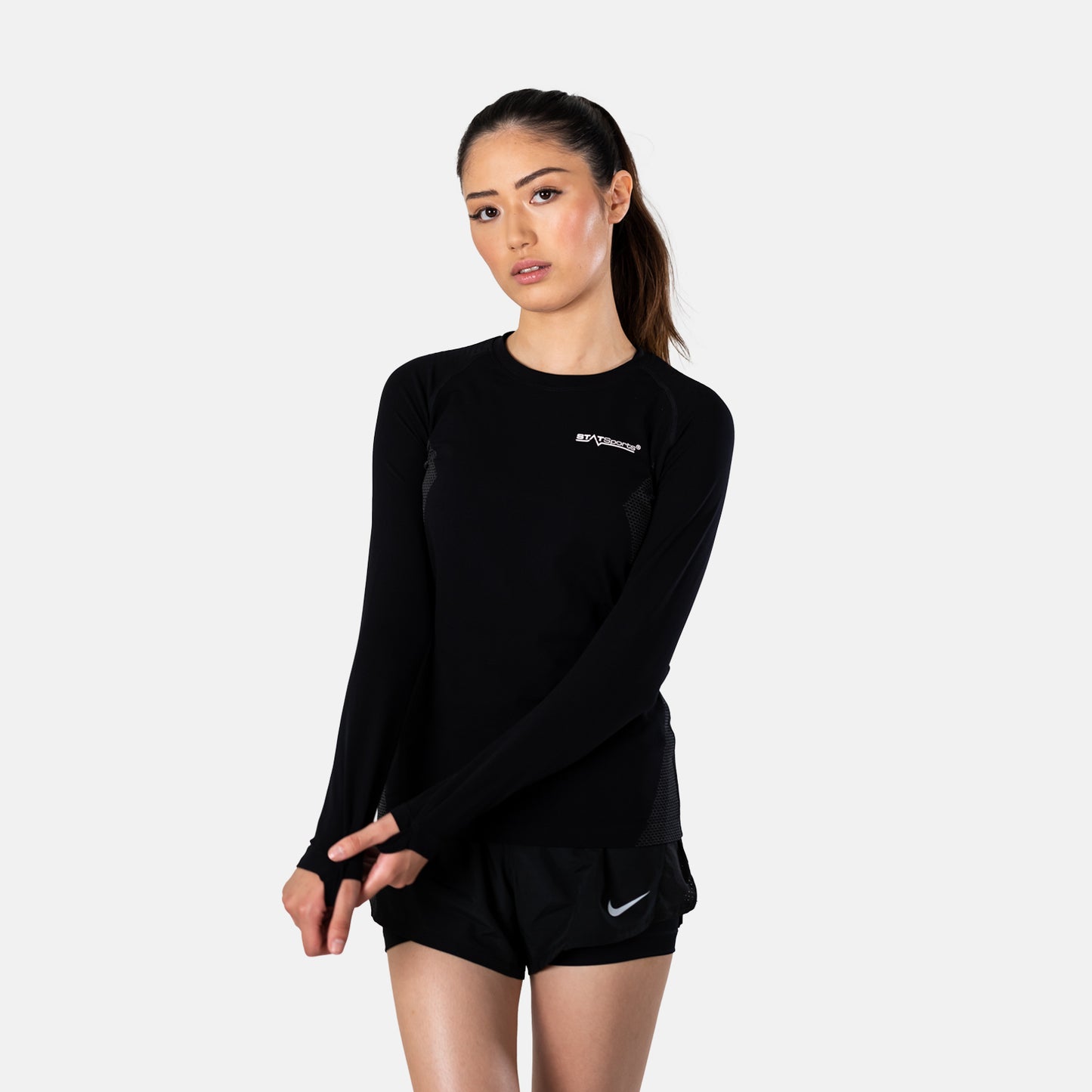 STATSports Performance Long Sleeve Black Baselayer