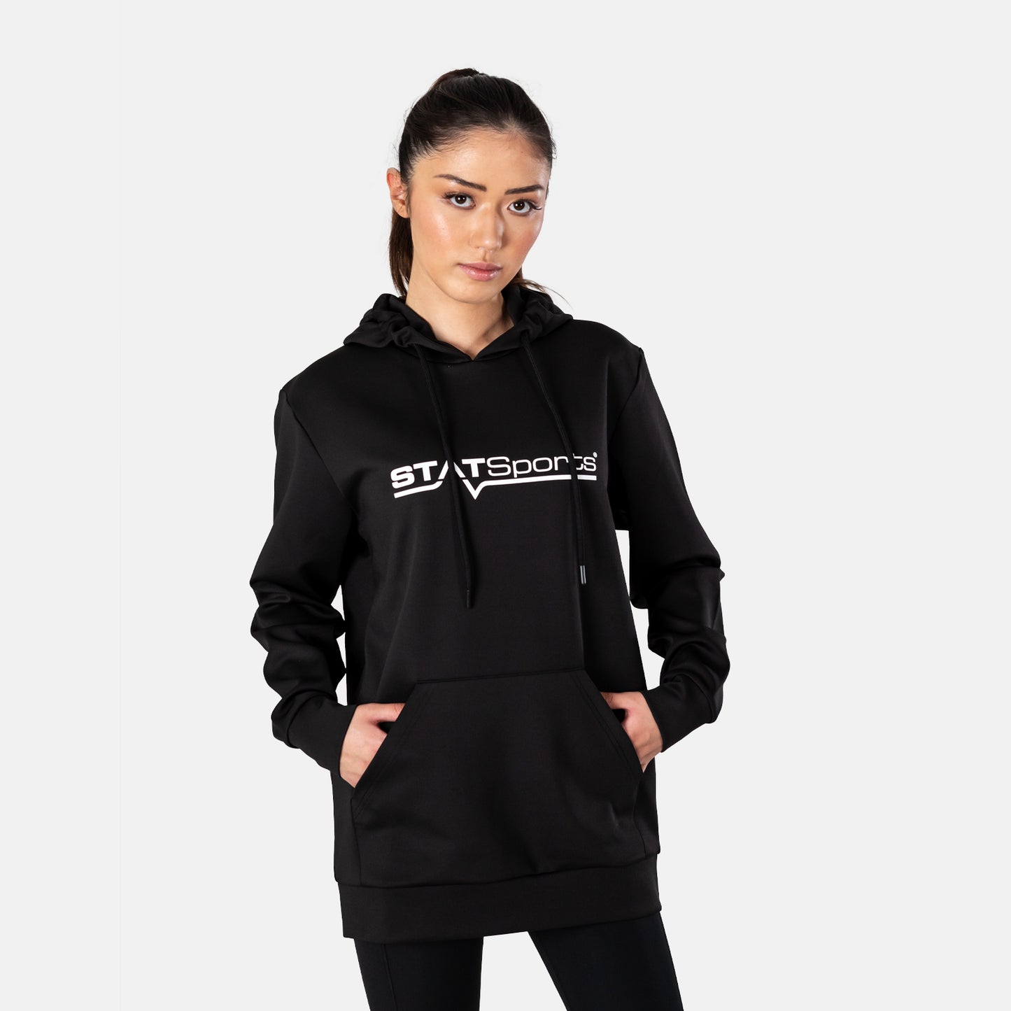 Felpa con cappuccio STATSports Premium Tech - Logo bianco