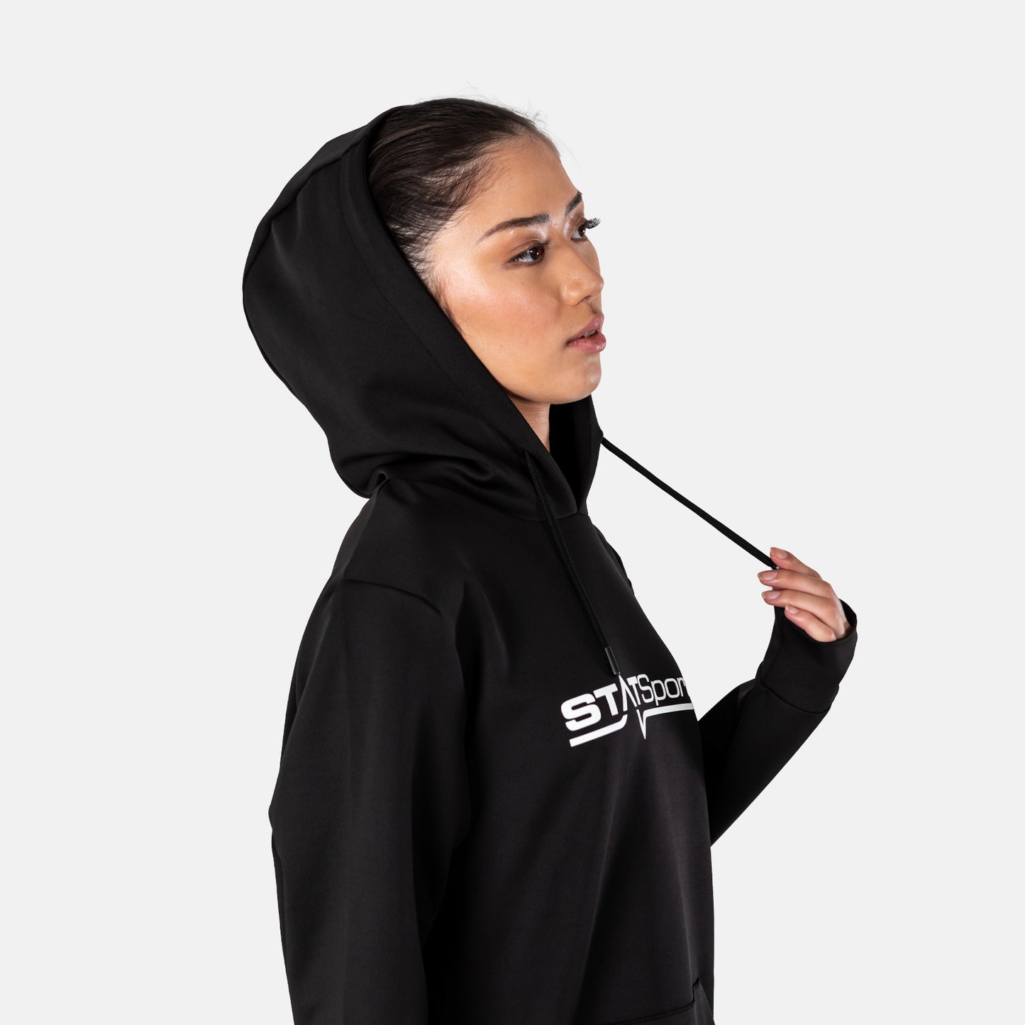 Felpa con cappuccio STATSports Premium Tech - Logo bianco