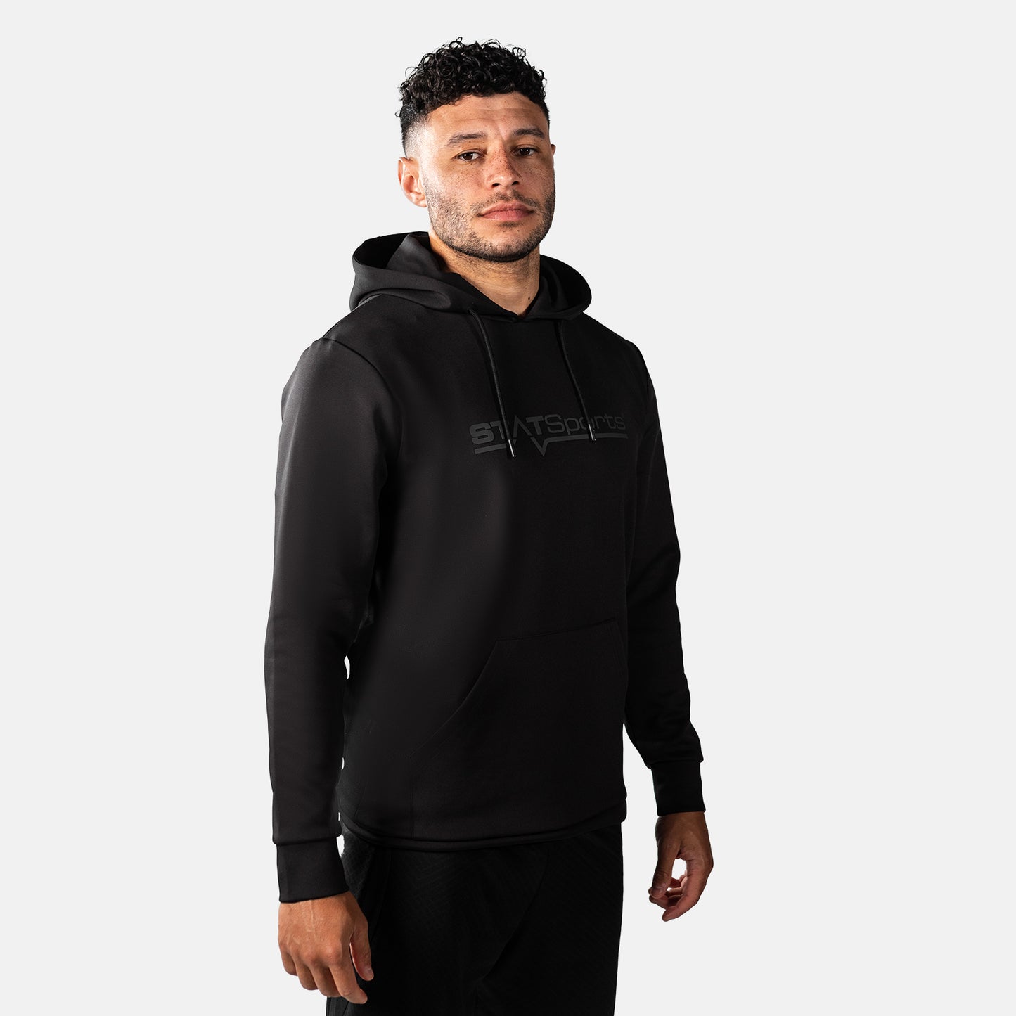 Felpa con cappuccio STATSports Premium Tech - Logo grigio