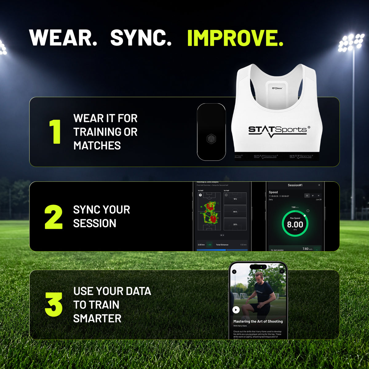 STATSports Academy - White