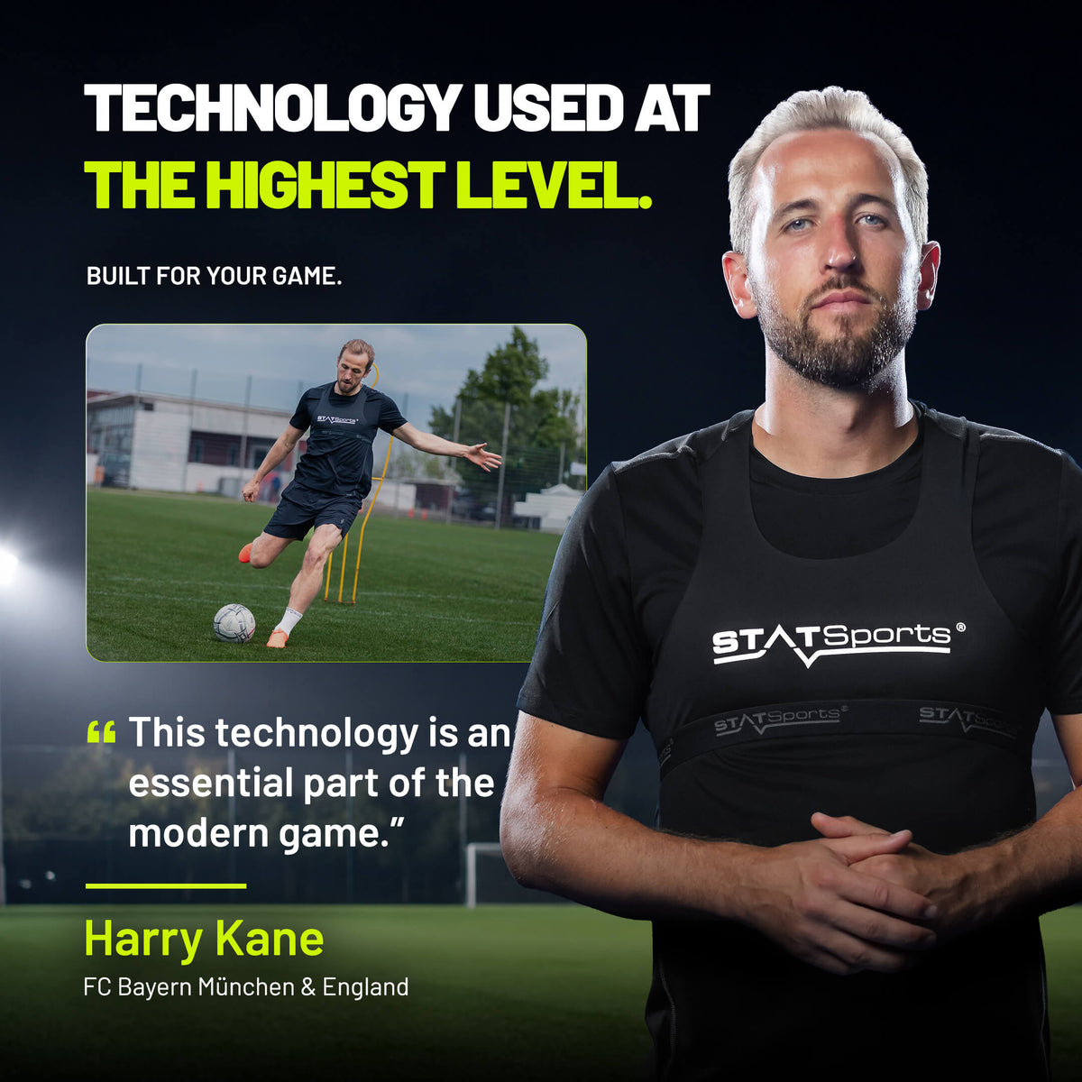 Harry Kane testimonial