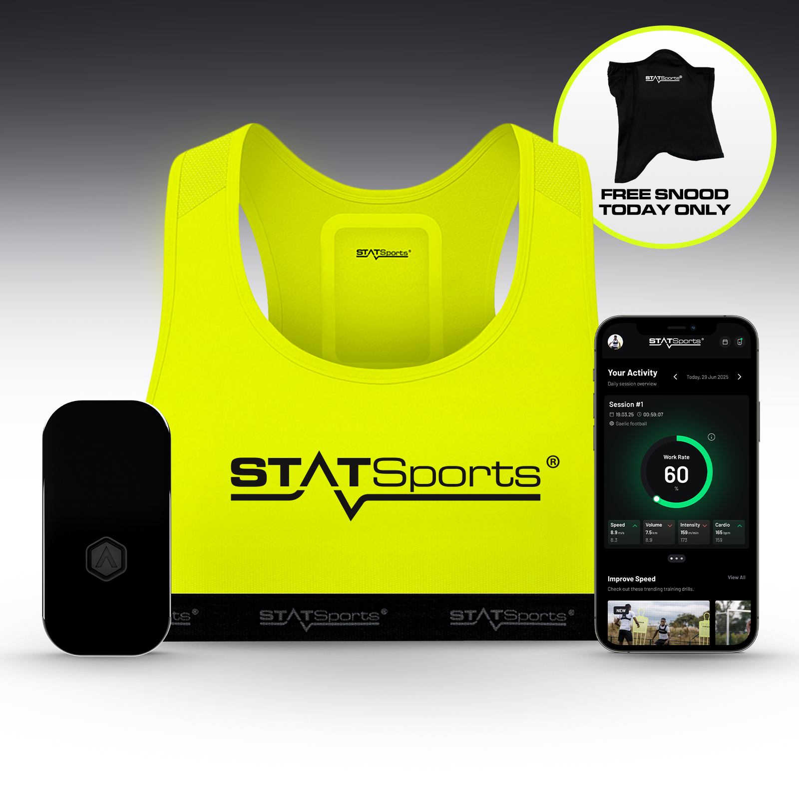 STATSports APEX アスリートシリーズ GPS サッカー STATSports APEX Athlete Series GPS Soccer Activity Tracker Stat