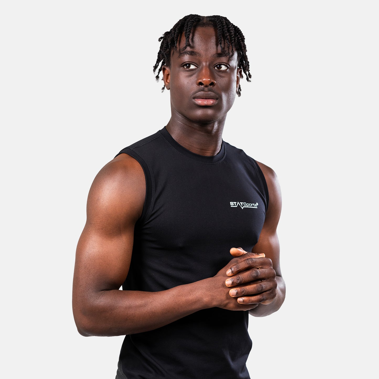 STATSports Performance Ärmelloses Baselayer – Schwarz