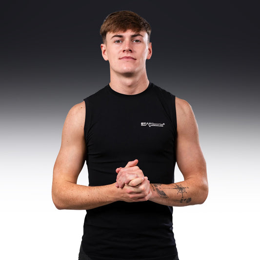 STATSports Performance Sleeveless Baselayer - Black