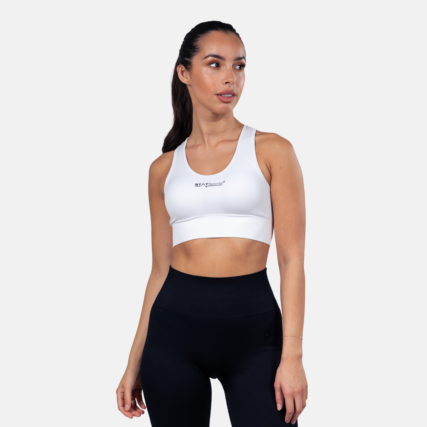 STATSports Performance-Sport-BH für Damen – Weiß