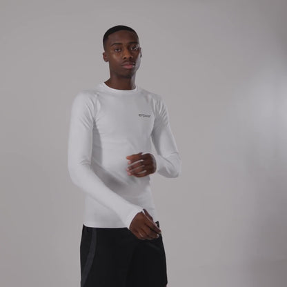 STATSports Performance Langarm-Baselayer in Weiß