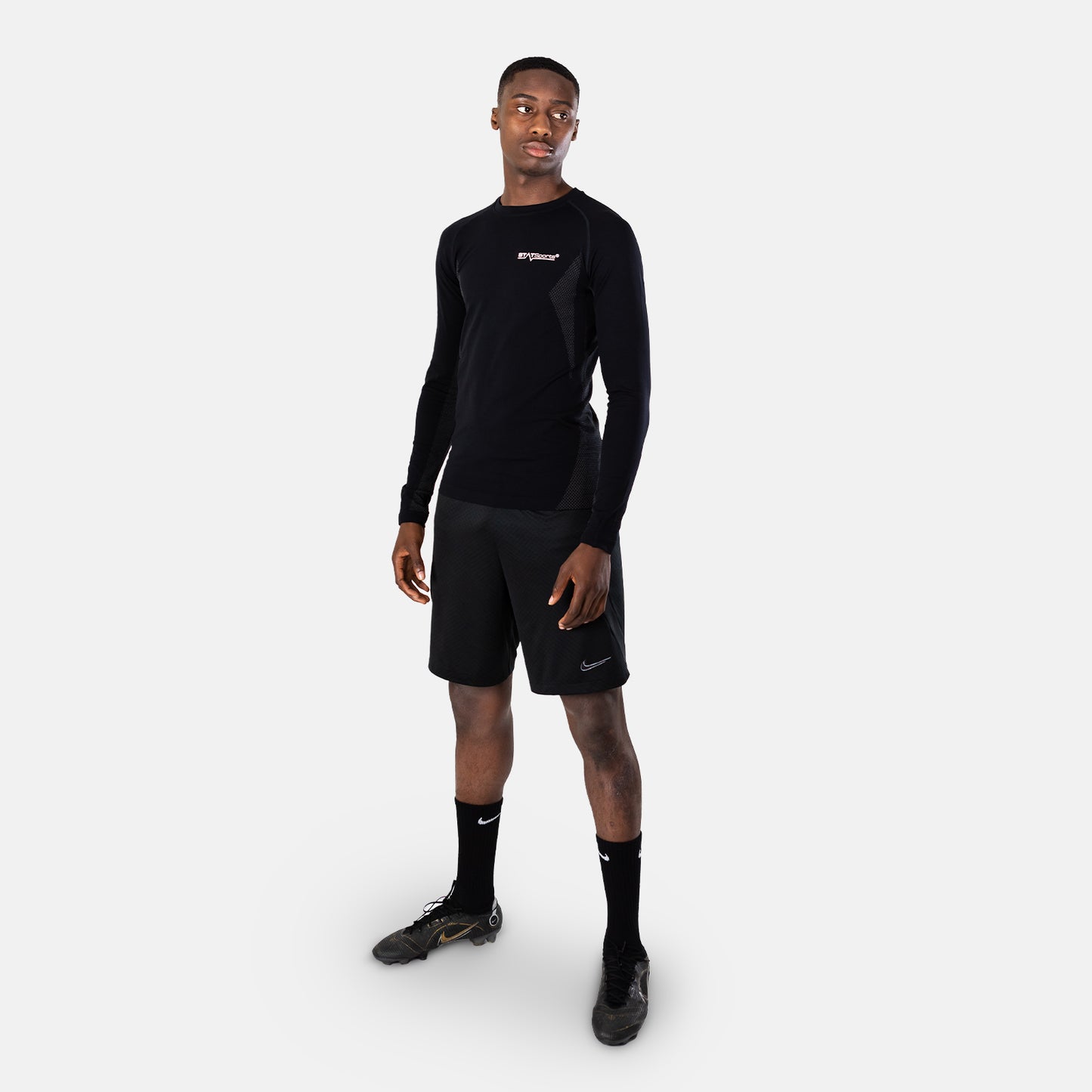 STATSports Performance Langarm-Baselayer in Schwarz