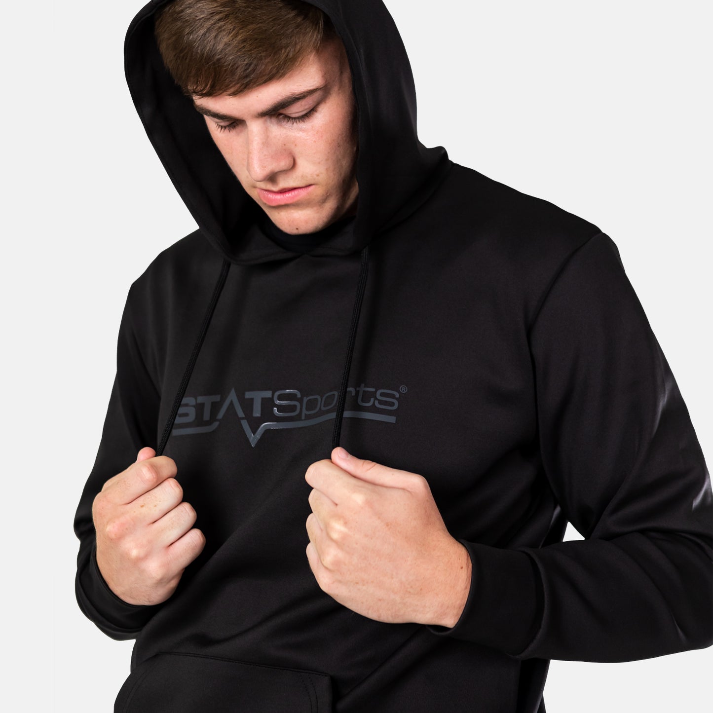 STATSports Premium Tech Hoodie - Grijs logo