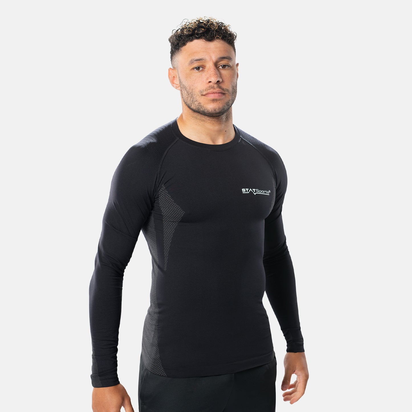 STATSports Performance Langarm-Baselayer in Schwarz