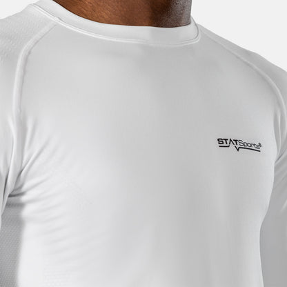 STATSports Performance Langarm-Baselayer in Weiß