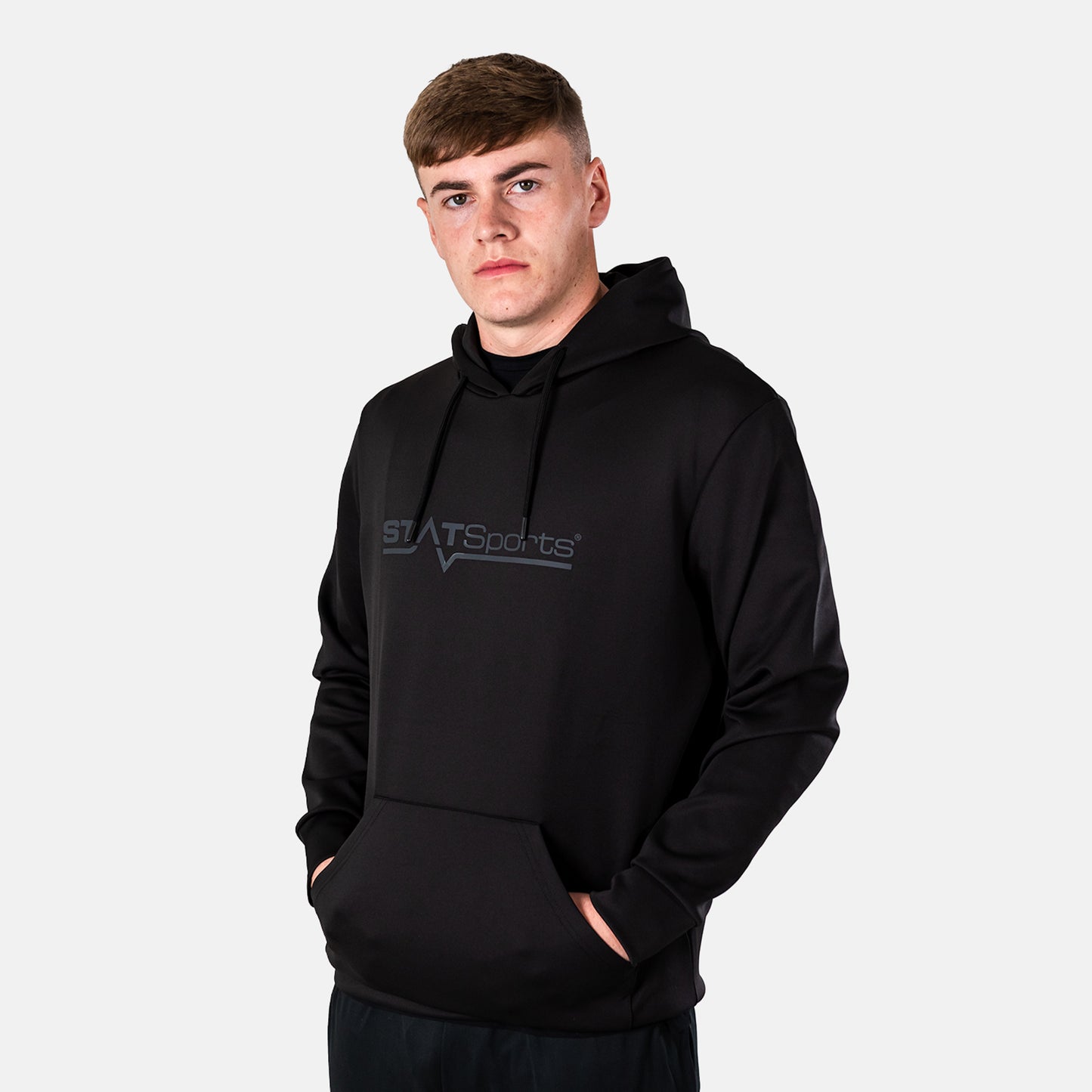 STATSports Premium Tech Hoodie – Graues Logo